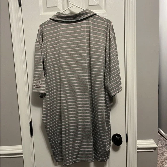 Vineyard Vines Performance Polo
Light Pink/Grey Striped Shirt Men's
Size 2XL - Picture 5 of 5